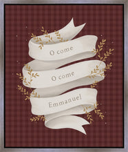 Load image into Gallery viewer, O Come Emmanuel Red Gallery Wrap
