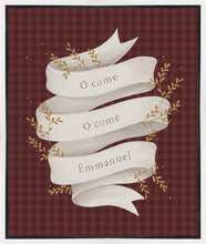 Load image into Gallery viewer, O Come Emmanuel Red Gallery Wrap
