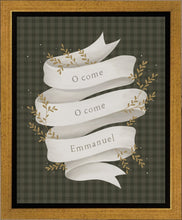 Load image into Gallery viewer, O Come Emmanuel Green Gallery Wrap
