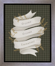 Load image into Gallery viewer, O Come Emmanuel Green Gallery Wrap
