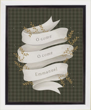 Load image into Gallery viewer, O Come Emmanuel Green Gallery Wrap
