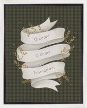 Load image into Gallery viewer, O Come Emmanuel Green Gallery Wrap
