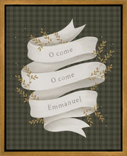 Load image into Gallery viewer, O Come Emmanuel Green Gallery Wrap
