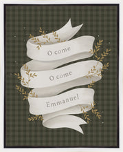 Load image into Gallery viewer, O Come Emmanuel Green Gallery Wrap

