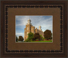 Load image into Gallery viewer, Logan Utah Temple House on a Hill
