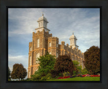 Load image into Gallery viewer, Logan Utah Temple House on a Hill Gallery Wrap
