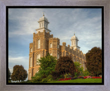 Load image into Gallery viewer, Logan Utah Temple House on a Hill Gallery Wrap
