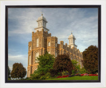 Load image into Gallery viewer, Logan Utah Temple House on a Hill Gallery Wrap
