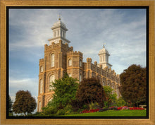 Load image into Gallery viewer, Logan Utah Temple House on a Hill Gallery Wrap
