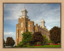 Load image into Gallery viewer, Logan Utah Temple House on a Hill Gallery Wrap
