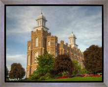 Load image into Gallery viewer, Logan Utah Temple House on a Hill Gallery Wrap
