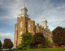 Load image into Gallery viewer, Logan Utah Temple House on a Hill
