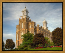 Load image into Gallery viewer, Logan Utah Temple House on a Hill Gallery Wrap
