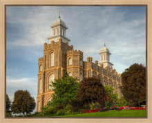 Load image into Gallery viewer, Logan Utah Temple House on a Hill Gallery Wrap
