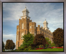 Load image into Gallery viewer, Logan Utah Temple House on a Hill Gallery Wrap
