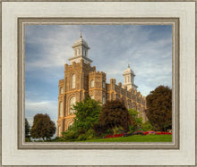 Load image into Gallery viewer, Logan Utah Temple House on a Hill
