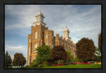 Load image into Gallery viewer, Logan Utah Temple House on a Hill Gallery Wrap
