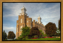 Load image into Gallery viewer, Logan Utah Temple House on a Hill Gallery Wrap

