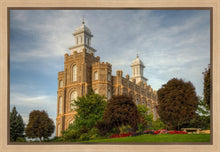 Load image into Gallery viewer, Logan Utah Temple House on a Hill Gallery Wrap
