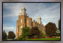 Load image into Gallery viewer, Logan Utah Temple House on a Hill Gallery Wrap

