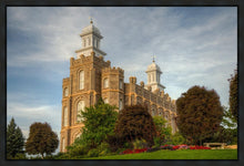 Load image into Gallery viewer, Logan Utah Temple House on a Hill Gallery Wrap
