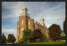 Load image into Gallery viewer, Logan Utah Temple House on a Hill Gallery Wrap
