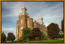 Load image into Gallery viewer, Logan Utah Temple House on a Hill Gallery Wrap
