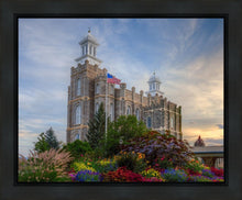 Load image into Gallery viewer, Logan Utah Temple Mountain of God Gallery Wrap
