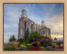 Load image into Gallery viewer, Logan Utah Temple Mountain of God Gallery Wrap
