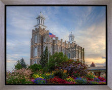 Load image into Gallery viewer, Logan Utah Temple Mountain of God Gallery Wrap

