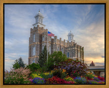 Load image into Gallery viewer, Logan Utah Temple Mountain of God Gallery Wrap

