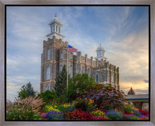 Load image into Gallery viewer, Logan Utah Temple Mountain of God Gallery Wrap
