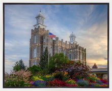 Load image into Gallery viewer, Logan Utah Temple Mountain of God Gallery Wrap
