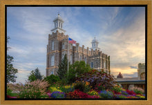 Load image into Gallery viewer, Logan Utah Temple Mountain of God Gallery Wrap
