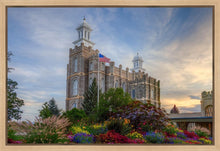 Load image into Gallery viewer, Logan Utah Temple Mountain of God Gallery Wrap
