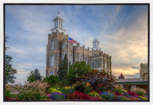 Load image into Gallery viewer, Logan Utah Temple Mountain of God Gallery Wrap
