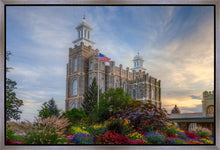 Load image into Gallery viewer, Logan Utah Temple Mountain of God Gallery Wrap
