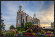 Load image into Gallery viewer, Logan Utah Temple Mountain of God Gallery Wrap
