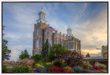 Load image into Gallery viewer, Logan Utah Temple Mountain of God Gallery Wrap

