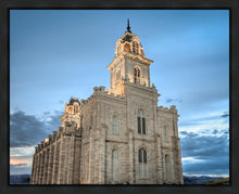Load image into Gallery viewer, Manti Utah Temple His House of Peace Gallery Wrap
