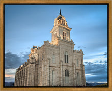 Load image into Gallery viewer, Manti Utah Temple His House of Peace Gallery Wrap
