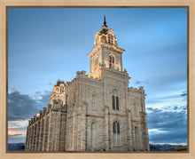 Load image into Gallery viewer, Manti Utah Temple His House of Peace Gallery Wrap
