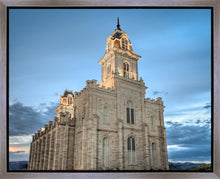 Load image into Gallery viewer, Manti Utah Temple His House of Peace Gallery Wrap
