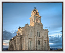 Load image into Gallery viewer, Manti Utah Temple His House of Peace Gallery Wrap
