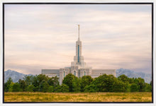 Load image into Gallery viewer, Mt. Timpanogos Utah Temple A Celestial House Gallery Wrap
