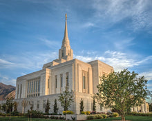 Load image into Gallery viewer, Ogden Utah Temple Place of Holiness Gallery Wrap
