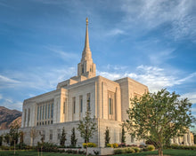 Load image into Gallery viewer, Ogden Utah Temple Place of Holiness Gallery Wrap
