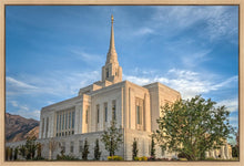 Load image into Gallery viewer, Ogden Utah Temple Place of Holiness Gallery Wrap
