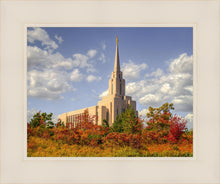 Load image into Gallery viewer, Oquirrh Mtn. Utah Temple Fall Colors
