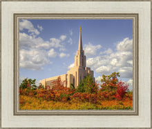 Load image into Gallery viewer, Oquirrh Mtn. Utah Temple Fall Colors
